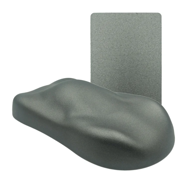 Silver Texture Powder Coating Paint KWOLIN 0-9865GANB Exterior Dusty Gray Grey Silver Texture RAL7046