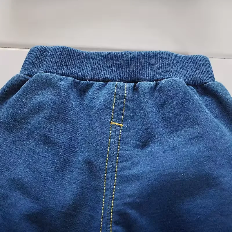 2024 Hot Selling Long Sleeves Jeans 2pcs Private Label Boutique Kids Boy Clothe Sets Wholesale