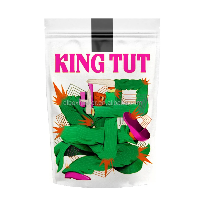 Smell Proof Mylar Bag 1 oz 2 oz Childproof Stand up Pouch Custom Design with Logo 3.5 g Zip Lock Zipper Packaging Plastic Bags