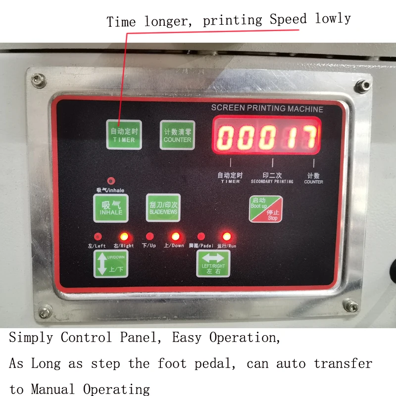 Cheap Flat Screen Printing Machine With Vacuum Small Flatbed Screen Printer For Pack