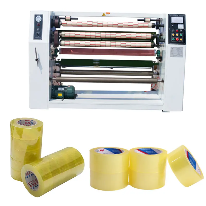
Hot Selling High Speed Automatic CE Super Clear Bopp Adhesive Tape Slitting Machine 
