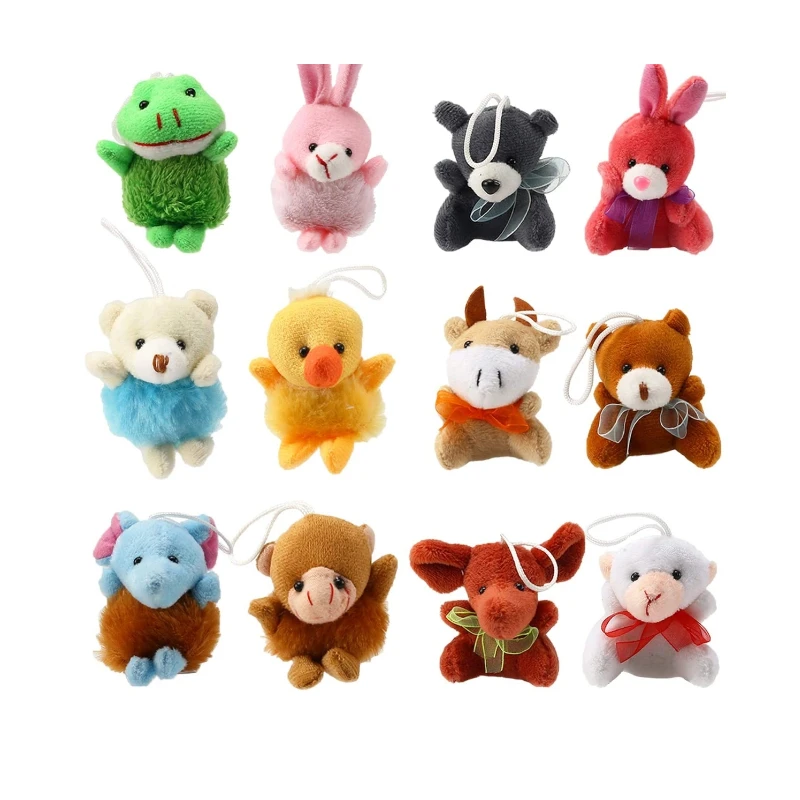 Hot selling doll plush animal toys for crane machines 6cm 7cm 10cm 25cm plush animal toy Japanese toy for crane machine