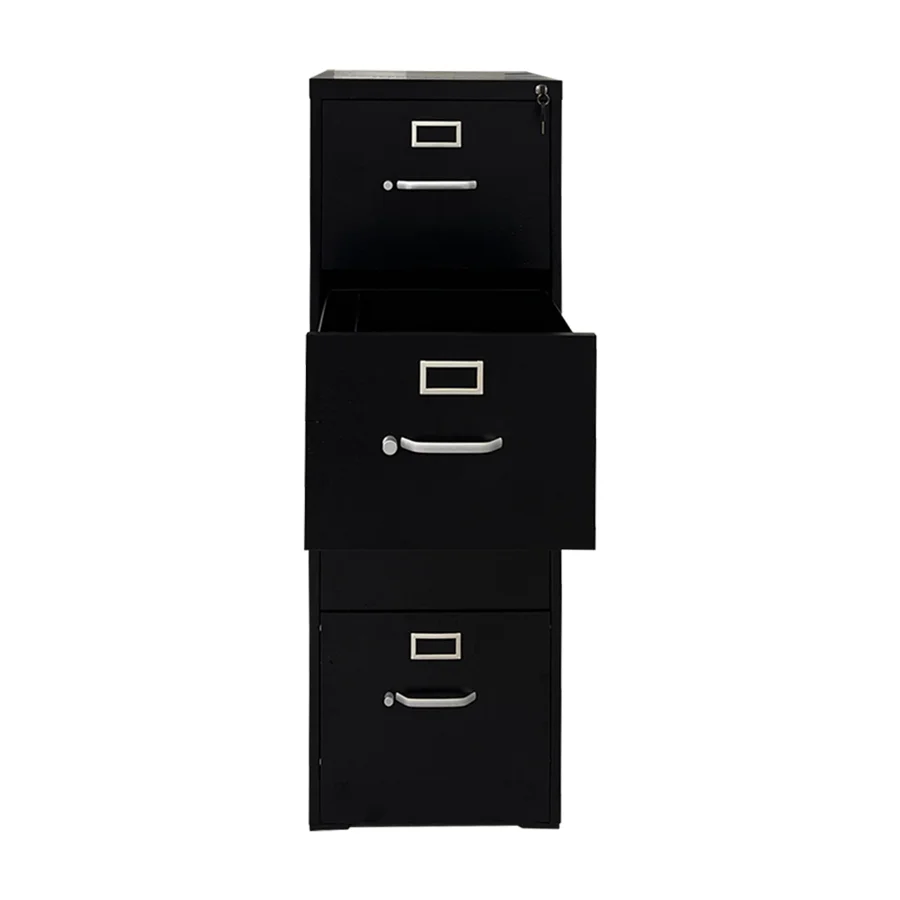 Whole sale Lockable 4 Drawers White Office Furniture Modern Filing Cabinet Card File Cabinet Metal Storage Office File Cabinet