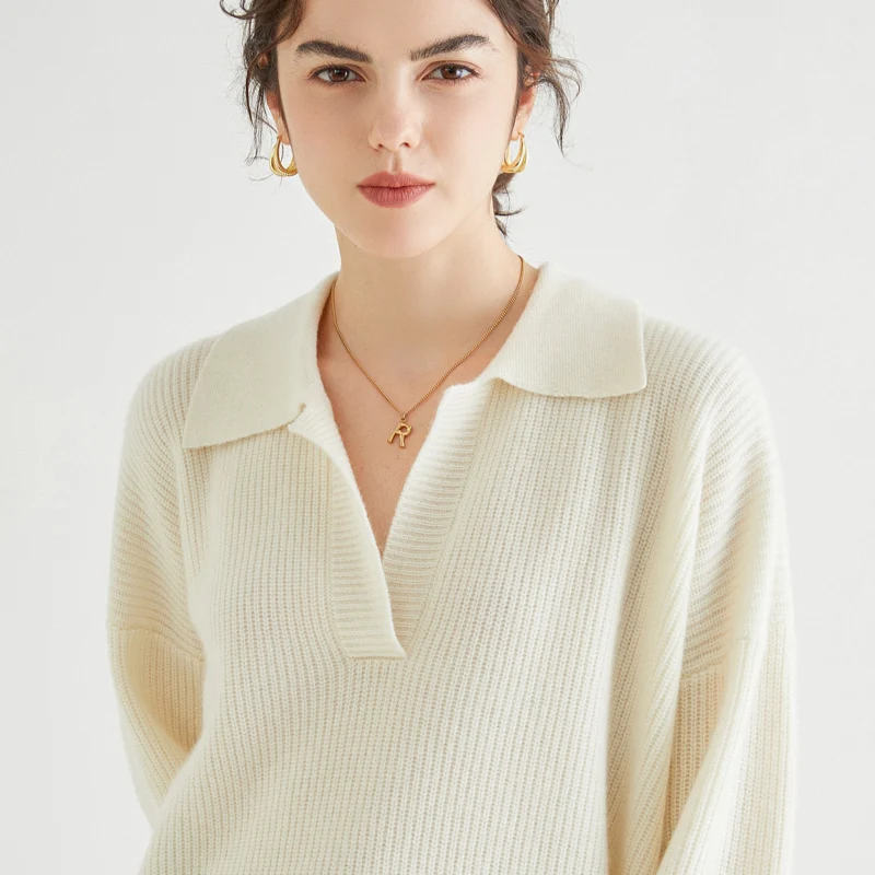 2022 new crew neck Cashmere Womens oversize Sweater solid 100%cashmere sweater