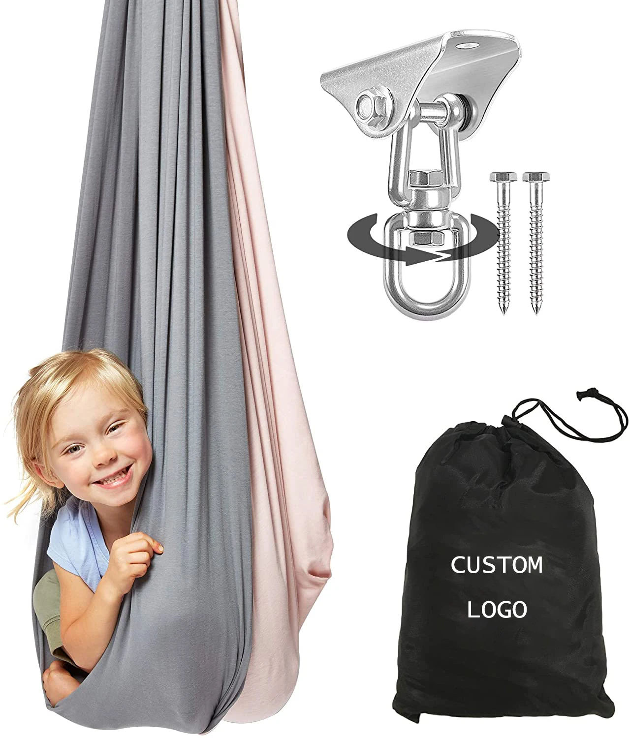 amazon hot High quality adult sensory swing for autism therapy swing