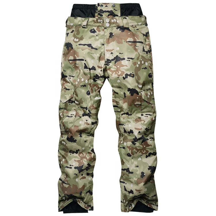 Woodland Pants Men Camo Trousers ski pants Snowboard Pants Winter Clothes