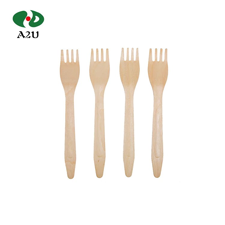 Biodegradable Bulk Birch And Bamboo Wood Spoons Forks Knives Disposable Wooden Cutlery Sets