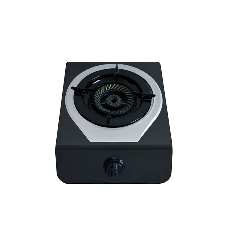 High quality made in china wholesale single burner stainless steel gas stove table top blue flame SKD CKD gas stove