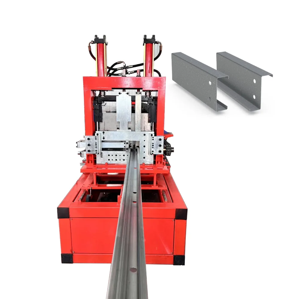 CZ purlin machine 80 300 CZ steel frame roll forming machine
