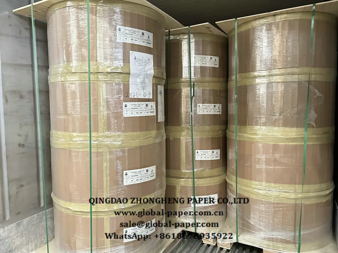 Big roll Carbonless paper / papel autocopiativo