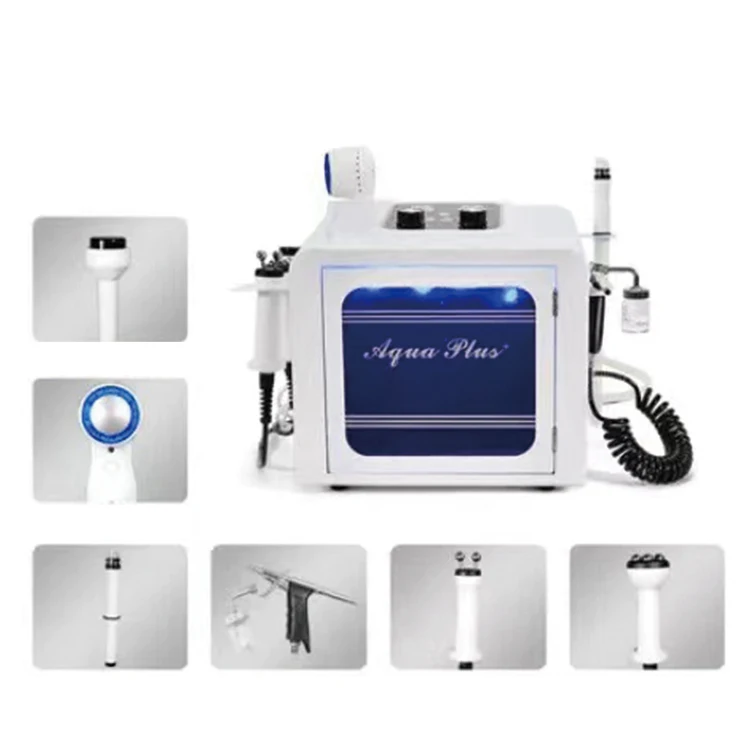 7 In 1 Aqua Plus Multifunctional Hydra Ultra Small Bubble Oxygen Jet Spray Photon Skin Peeling Hydro Microdermabrasion Machine