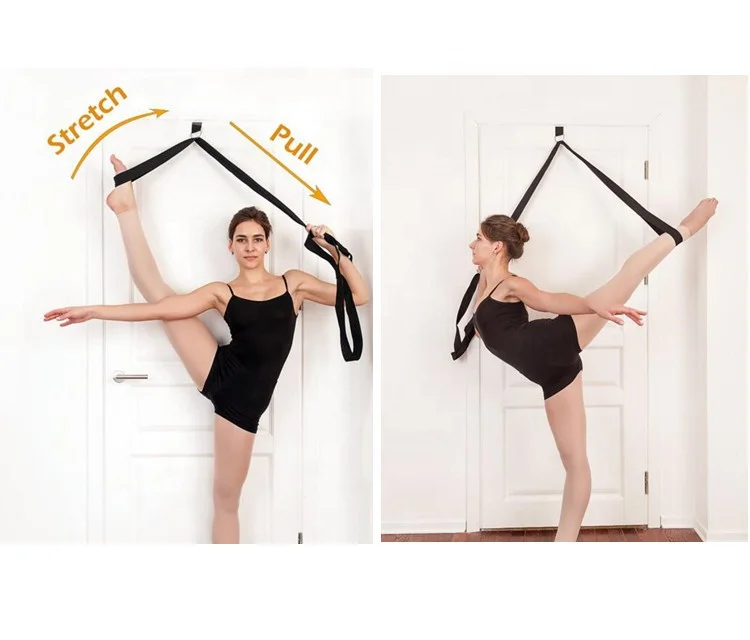 Adjust Resistance Belt Door  Flexibility Training Strap Yoga Ballet Dance Leg Stretch Band