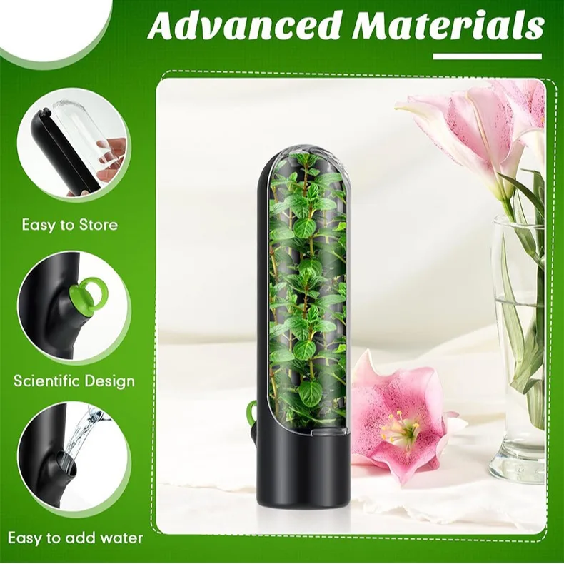 Herb Saver for Refrigerator Fresh Herb Keeper Herb Saver Pod Containers for Storaging Cilantro Parsley Asparagus