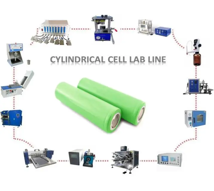 18650 21700 Laboratory Cylindrical Battery Fabrication Plant Machine Cylinder Cell Manufacturing Assembly Line Equipment