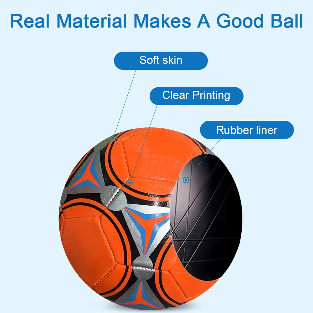 Wholesale Pvc Soccer Ball Clear Printing Soccer Ball Size 5 Football Soccer Balls Game For Competition Training