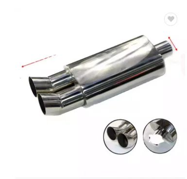 Car modified sound drum car exhaust muffler large flow muffler popular