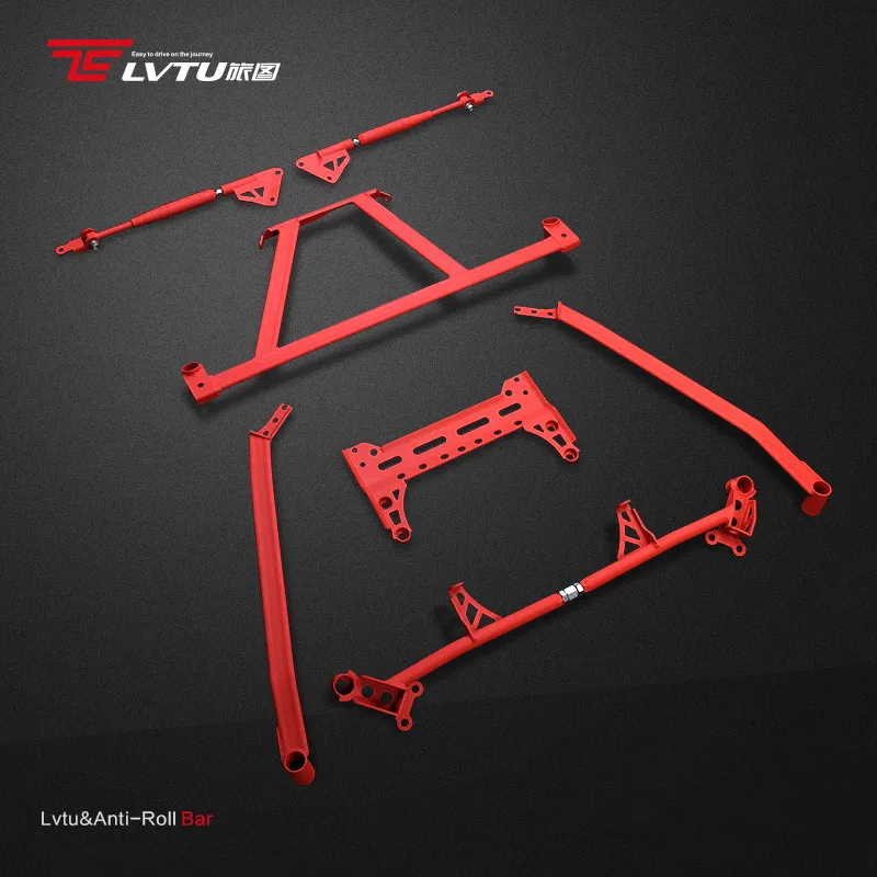 LVTU Car Accessories  Safety Bar Strut Tower Brace Body Kits Front Engine Bar for BMW 3 Series G20/G28 2020-2021
