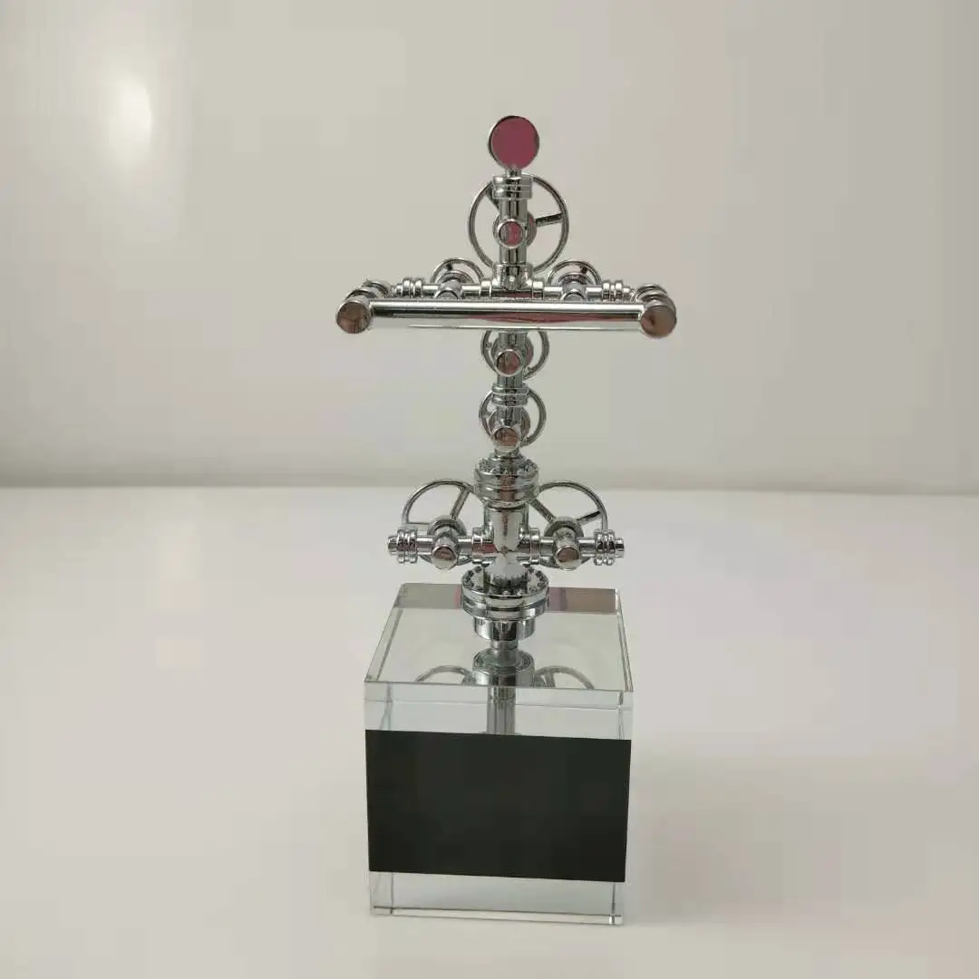 Hot selling crystal essential oil rig model gift set box packaging for home decorate CL123