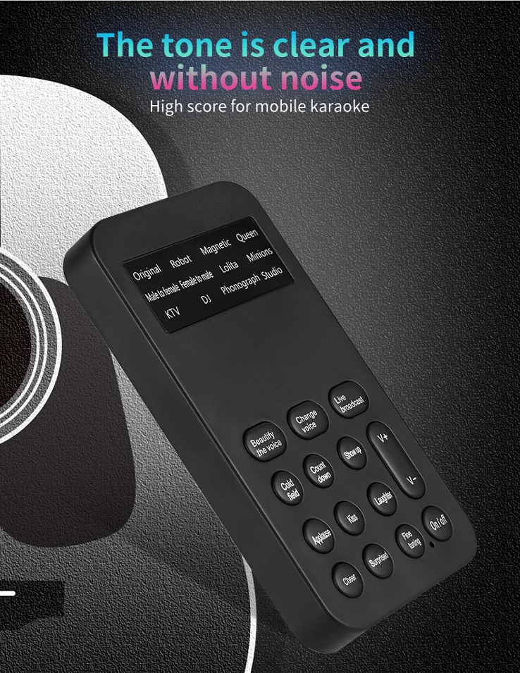 Mini Portable Venus 8 Language Replacement Device Audio Card Sound Tripper Online Chat Singing