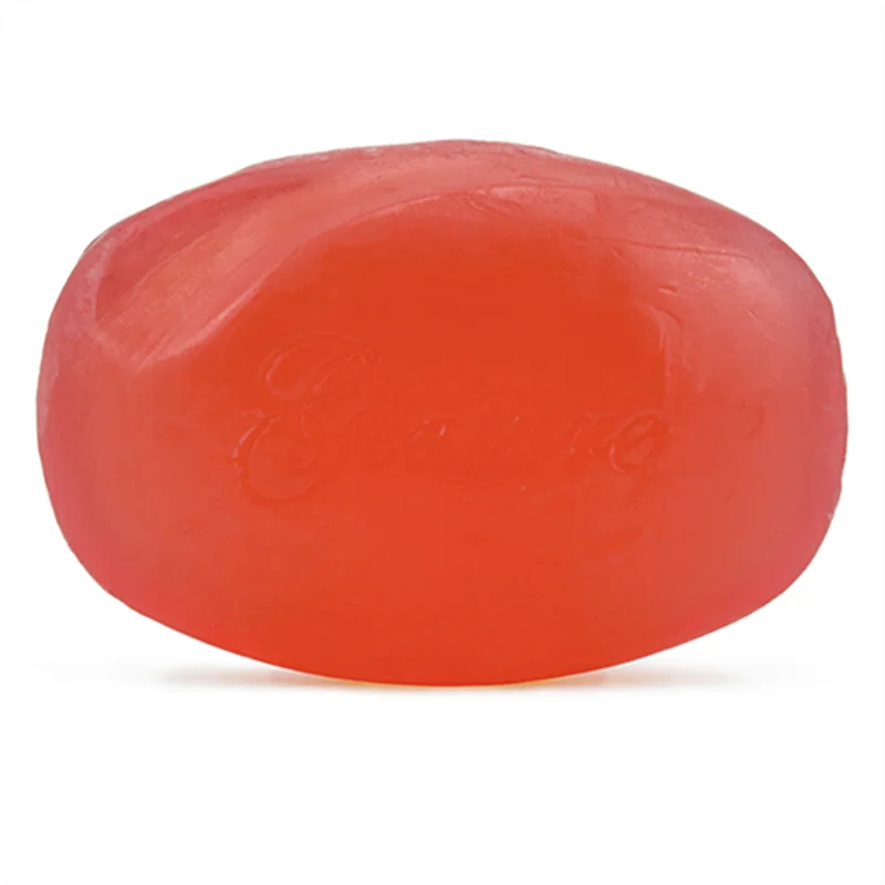 OEM ручной работы лучших кожи прозрачный 100% натуральный отбеливающий глицериновое мыло с красный гранат