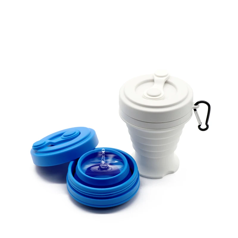 Wholesale cheap foldable silicone sports drink water bottle designed grm botella de agua collapsible water bottle