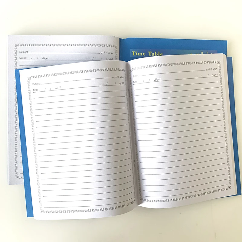 Wholesale Cheap Custom Exercise Book 100 Sheets Student Notebooks Supplier School Stationery