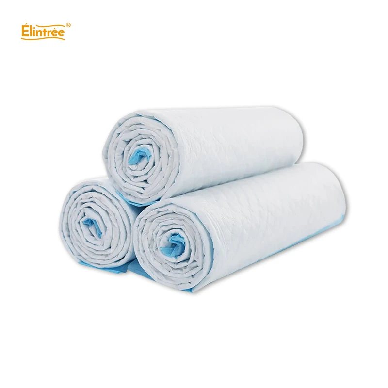 Elintree Blue Disposable Heavy Absorbency Incontinence Adult Underpads Waterproof Urine Pads  For Seniors