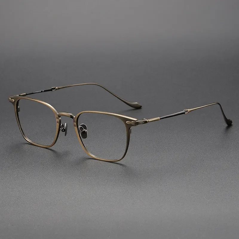 M3135 Unisex Retro Business New Titan Elegant rectangle pure 100% titanium Optical Eyewear Eyeglasses Spectacle Frame