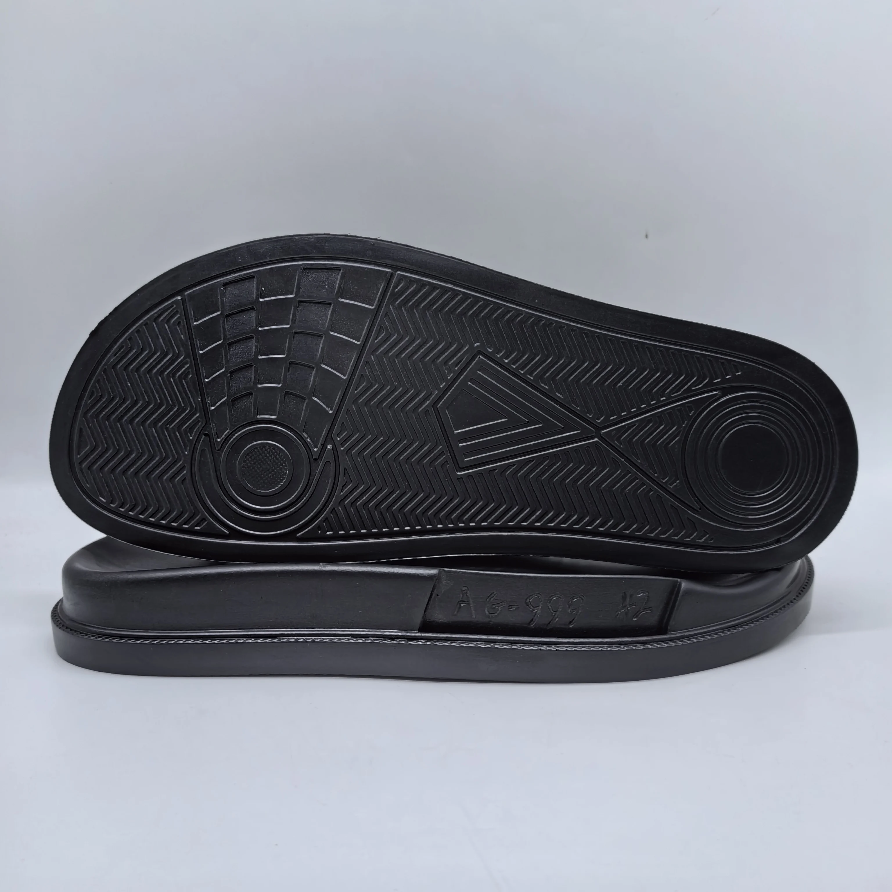Factory Price Beach Sandal Outsoles Men PU and Rubber Indoor Slipper Sole for Sandal Slipper Casual Shoes