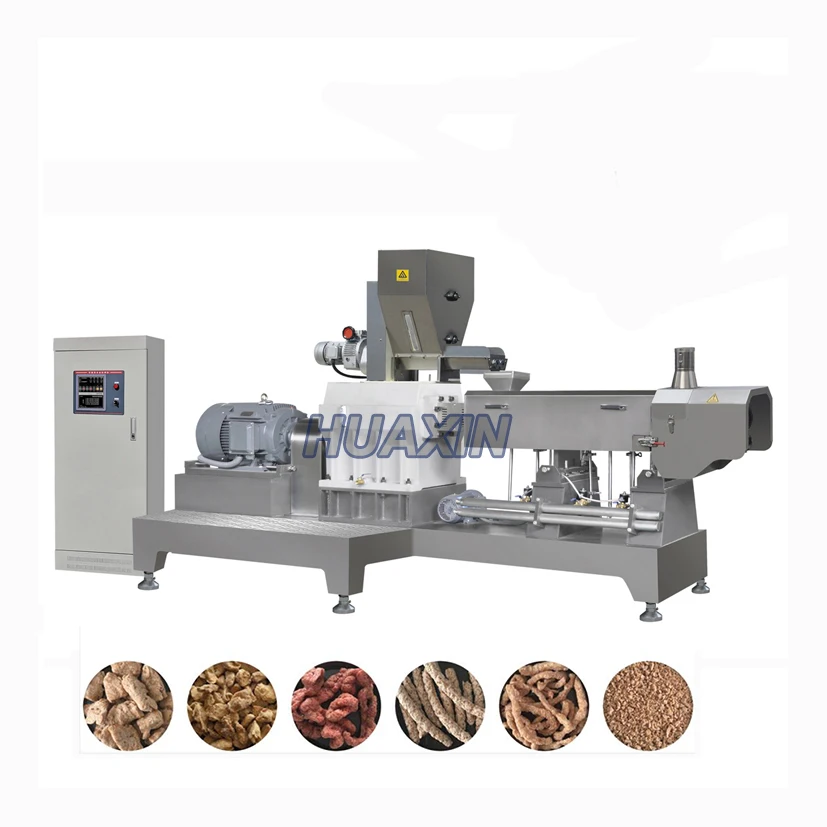 Machinery Extruded Soy Protein Meat Food Making Extruder Machines Line/production Plant