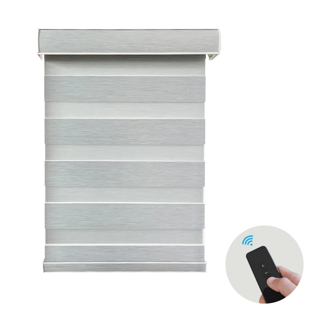 High Quality Blackout Zebra Blinds Cordless Hot Sale Serviceable Blackout Xebra Blinds Factory Roman Polyester Fabric 1 Set