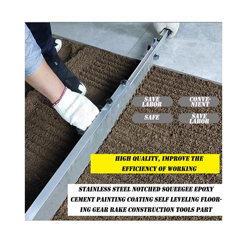 
1000mm Flexible Cement Self Leveling Gear Rake Epoxy Cement Painting Coating Tools 