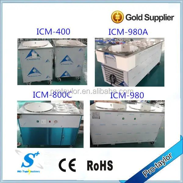 China Supplier Nice-looking Ice Cream Machine Ice Cream Roll Machine Factory Sale