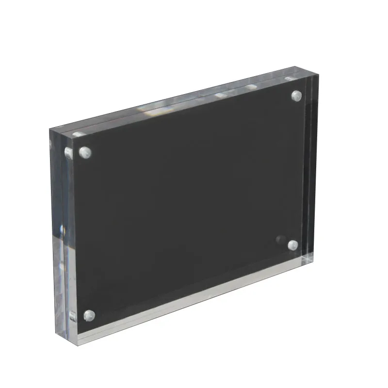 Акриловая прочная Магнитная пластина прозрачная кристальная Фирменная полка настольная вывеска