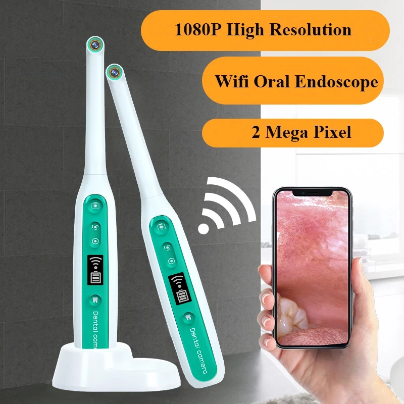 401B 1080P 2MP Wireless Dental Photography Camera WIFI Oral Microscope Camera Dental Equipment Endoscope Camera for Oral Ulcer