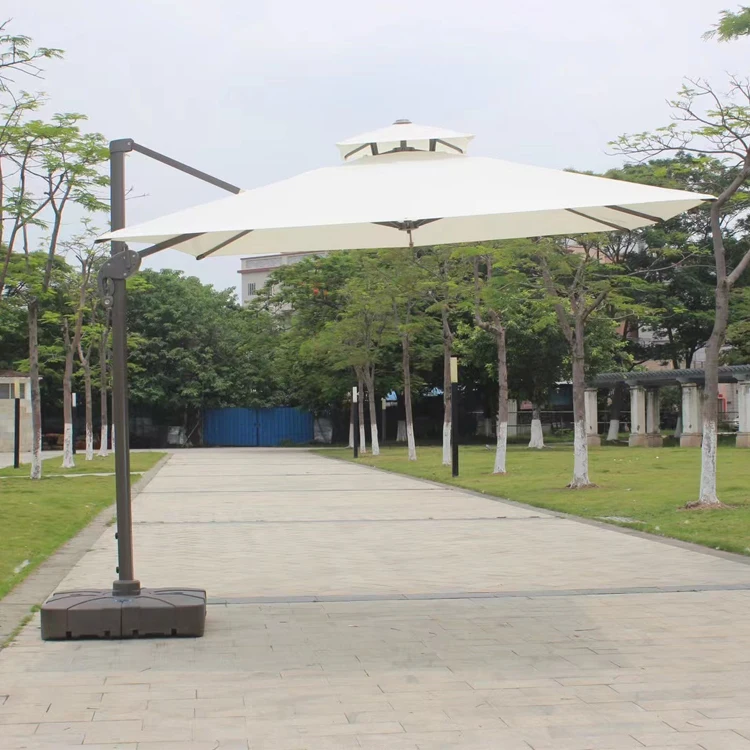 Garden Balcony Hotel Restaurant Chinese Sun Outdoor Cafe Aluminum Patio Umbrella Outdoor