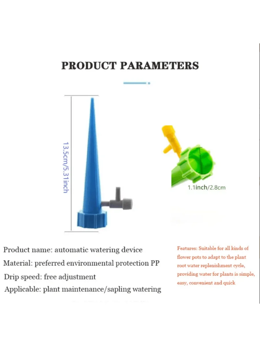 Automatic Irrigation Watering Spike for Plants Flower Indoor Drip Irrigation Watering System Waterer