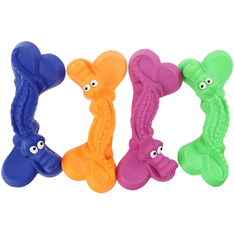 Factory Direct Wholesale Manufacturer Crocodile Bone Chewing Dog Toys