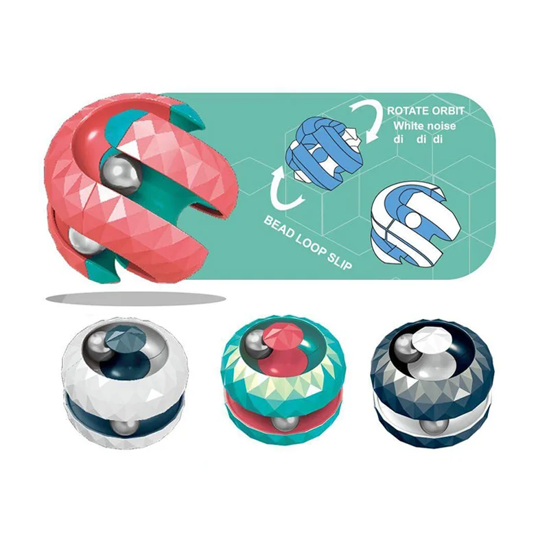 Ept 1 Dollar Item Toys Store Promotion Rotating Magic Cube Spinner Fidget Toy 2023