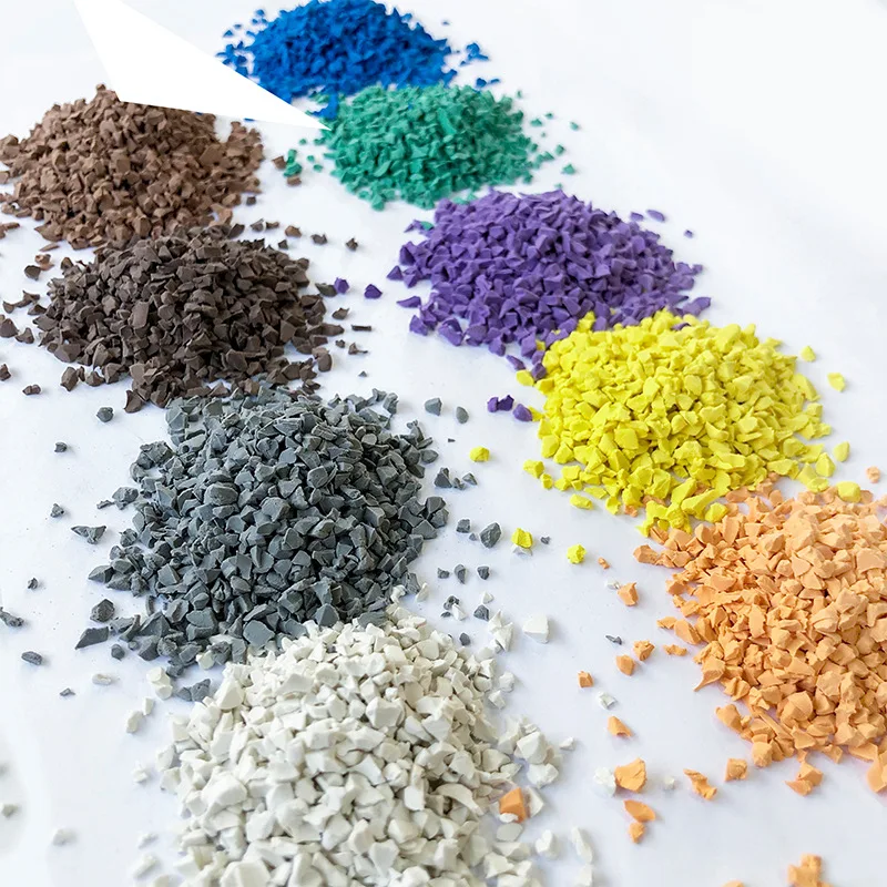 Epdm rubber particles plastic runway particles community and various courses
