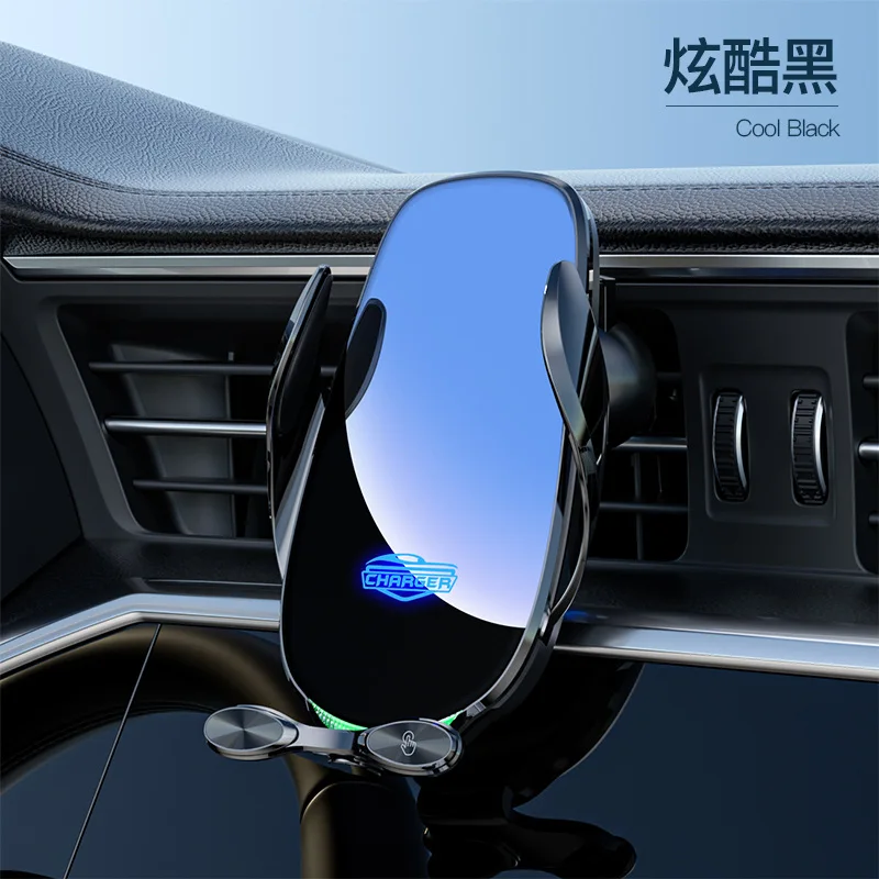 2022 New Arrival Universal Infrared Sensor Car Charger Wireless Phone Holder For Iphone 12 15W Fast Car Wireless Charger