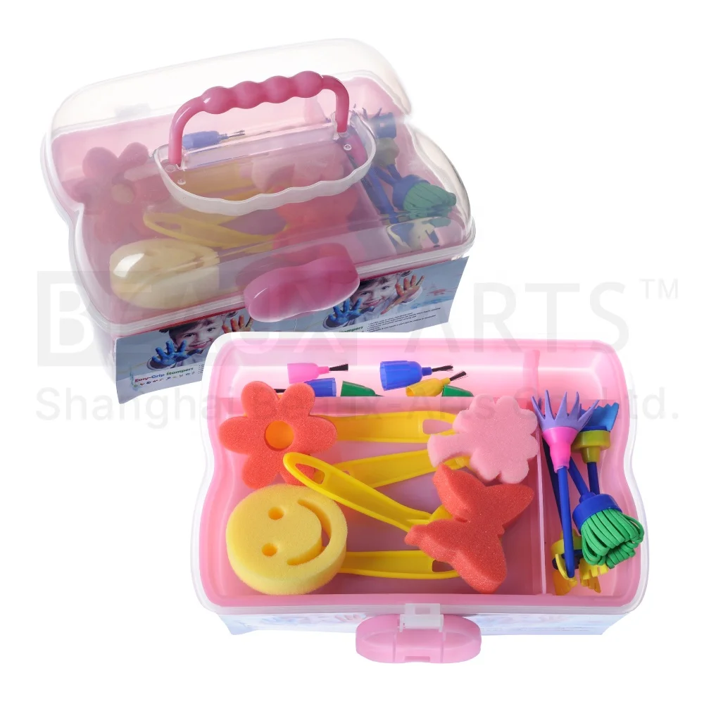 School Art Material Kit Set Paint Tools Painting Brushes Educational Children Craft Toy Box Tool Art Supplies