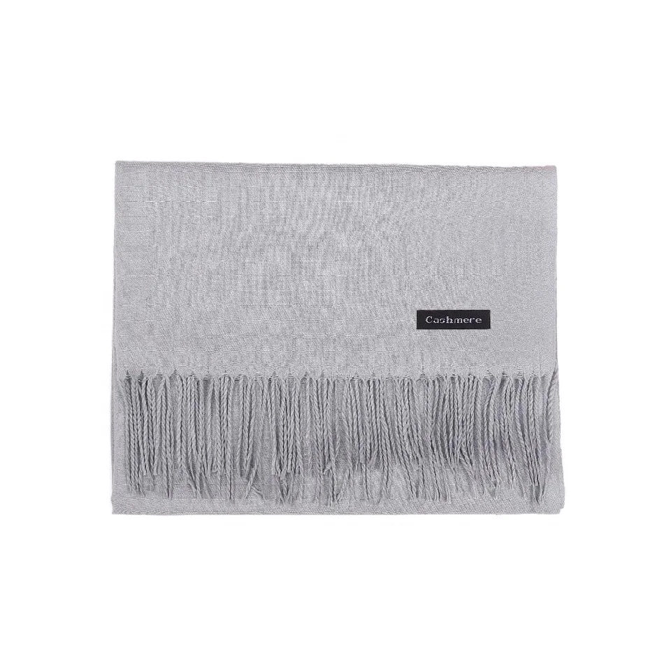 Most Popular Luxury Winter Scarf Women Solid Color Cashmere Printed Shawl Square Style Digital Printing Latest Acrylic Wool