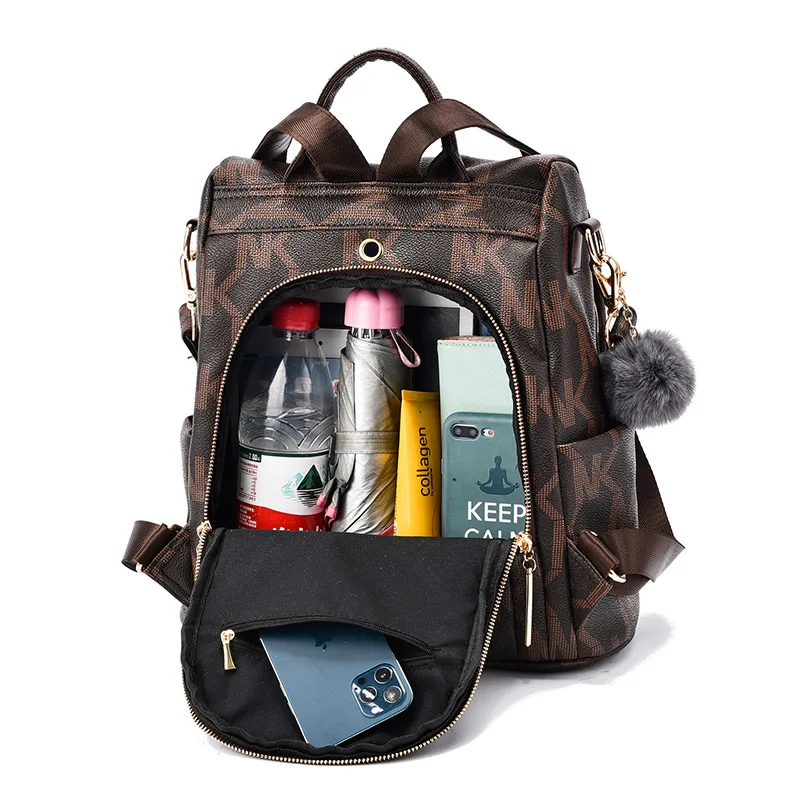 XP1682 fashion designer women backpack wholesale pu leather ladies bags handbag female cheaper shoulder bag