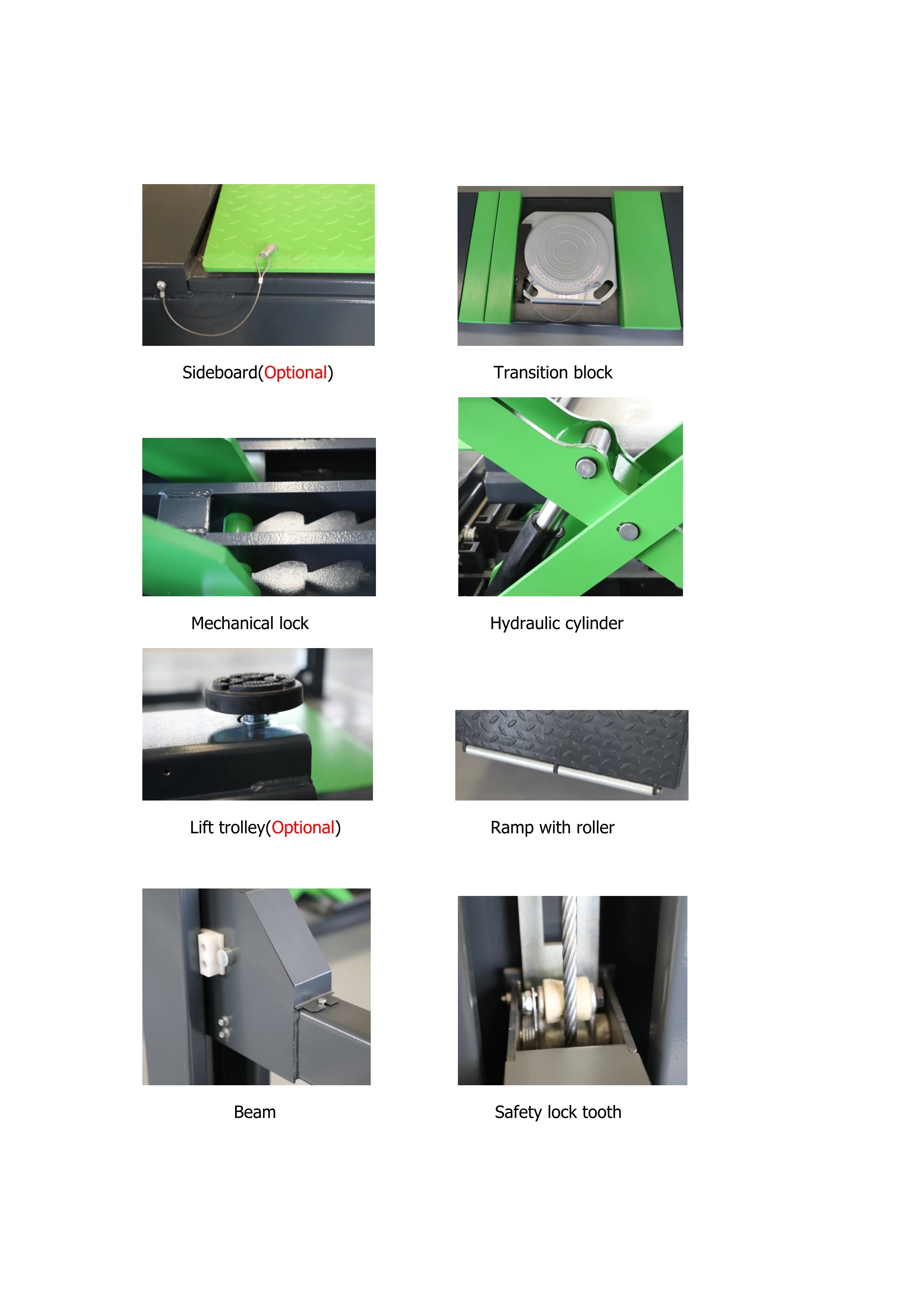 uniliner elevator auto ULJS-4.0B 4 POST LIFT auto lift car lifts vehicle equipment mechanic shop equipment mechanical tools