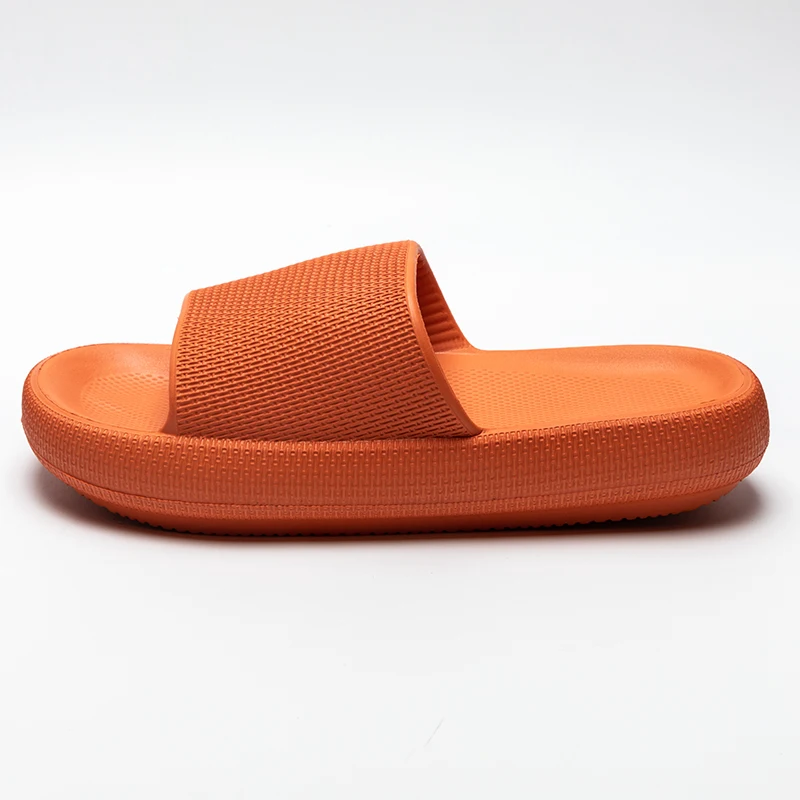 OEM ODM Custom Summer Outside Men Shoes EVA Soft Outdoor Sneaker Platform Slides Thick Sole Non-slip  home slippers for women