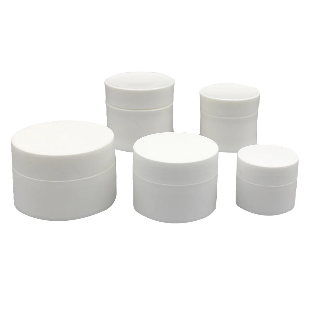 Factory Hot New Launch Round Plastic Frosted Empty Cosmetic Packaging Plastic Jar