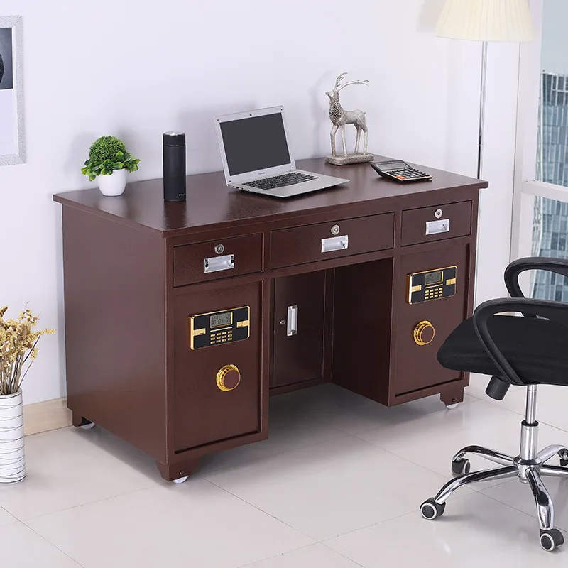 Factory Design Security Safes Cabinet Office Furniture L Shaped Desk