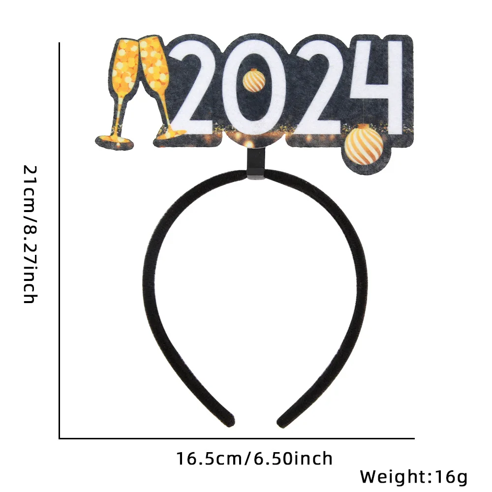 Новогодний декор 2024 для домашнего декора Новогодняя повязка на голову Санта-Клаус олень снеговик новые подарки детей сумка из полипропилена YUYI