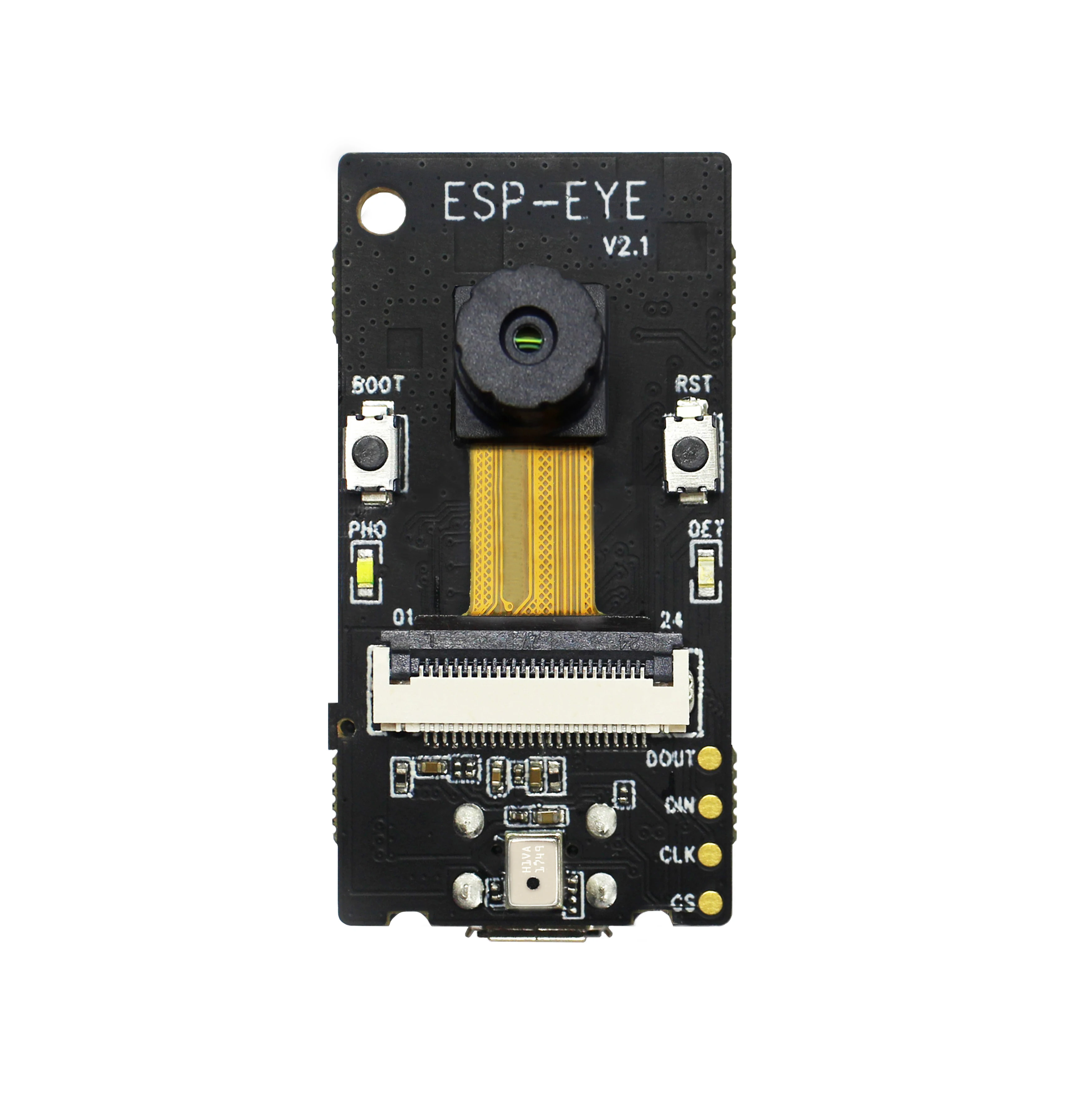  ESP-EYE плата разработки WIFI передача изображений Поддержка блока питания отладки MicroUSB ESP32 чип модуль